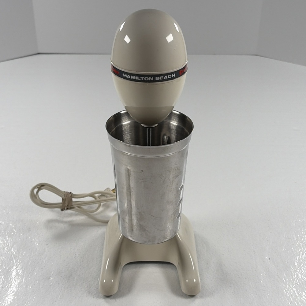 Hamilton Beach Drink Master Model 727 Milkshake Maker & Stainless Cup Tested